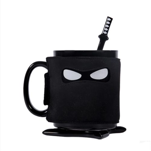 3pcs Ninja 3D Ceramic Mug Adult Gift 5868