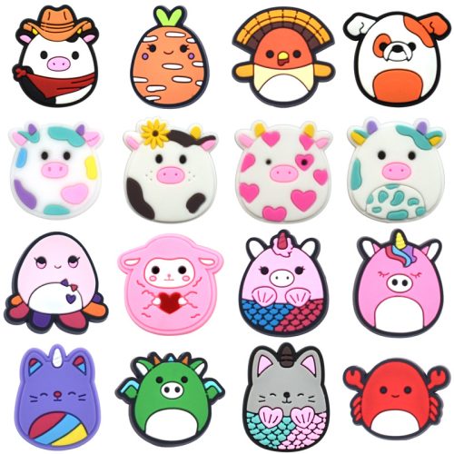 10Pcs Squishmallows PVC Shoes Charms Decor For Croc And Jibbitz 6490