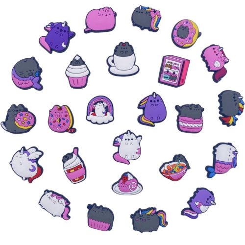 10Pcs Pusheen PVC Shoes Charms Decor For Croc And Jibbitz 6602