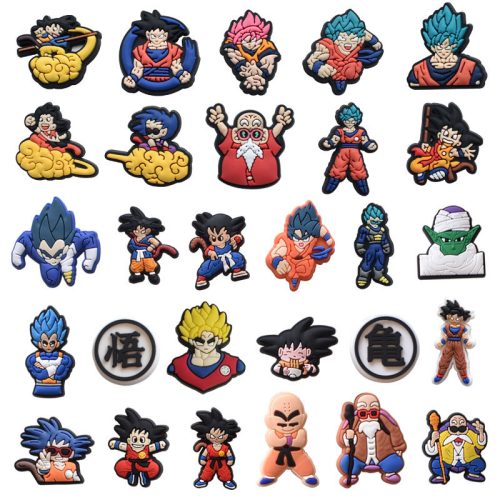 10Pcs Dragon Balls PVC Shoes Charms Decor For Croc And Jibbitz 6609