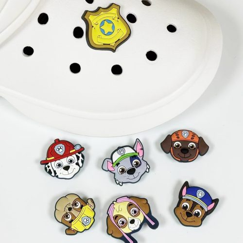 10Pcs Paw Patrol PVC Shoes Charms Decor For Croc And Jibbitz 6620