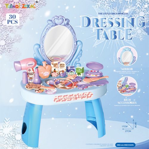 Pretend Play Mirror Makeup Cosmetic Set Dressing Table 6920