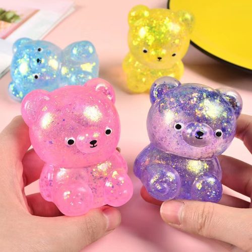 12Pcs Squeeze Large Bear Glitter Stress Relief Fidget 6942