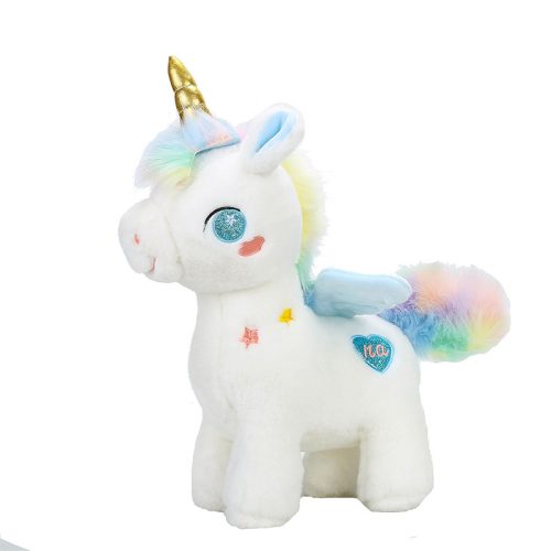 25cm/40cm Unicorn Plush Blue Pink Soft Cushion 6952