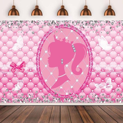 210x150cm Barbie Backdrop Party Accessories 7010