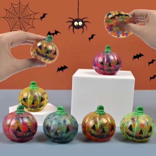 12pcs Squeeze Halloween Pumpkin 7024