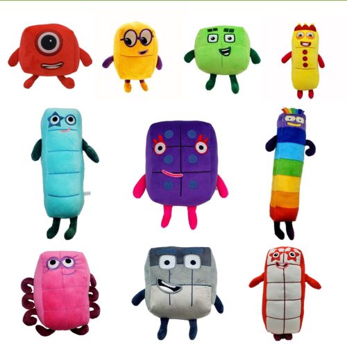 10pcs Number Blocks Plush Toy 7028