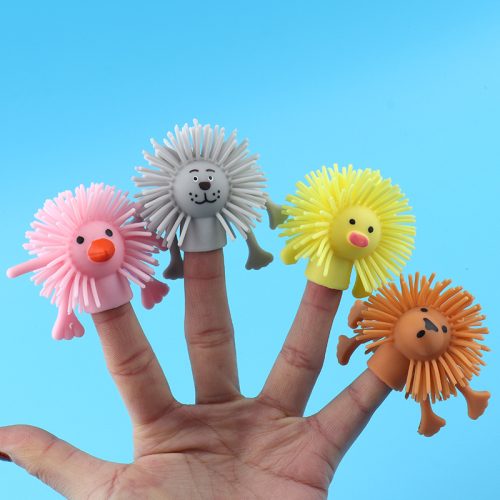 12pcs Finger Animal Fidget Strechy Toy 7029