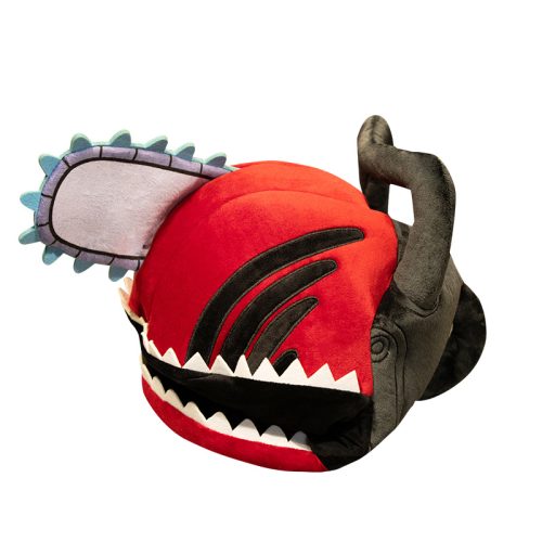 Chainsaw Man Plush Helmet Cosplay Kids Apparel 7030