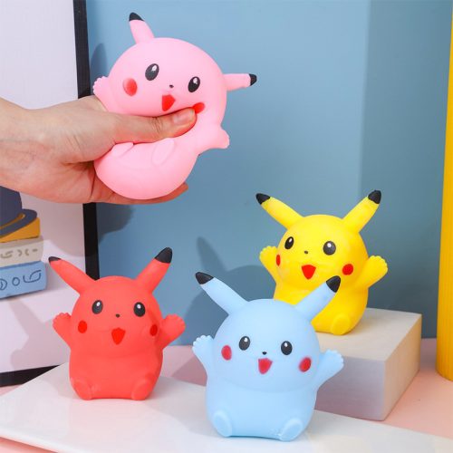 12Pcs Squeeze Pikachu Pokemon Mixed Colour Stress Relief Fidget 7314