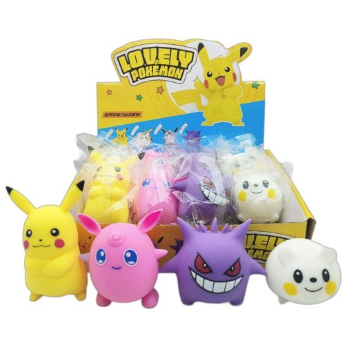 12Pcs Squeeze Pokemon Mixed Characters Stress Relief Fidget 7325