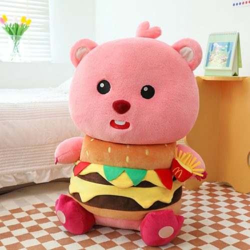 35cm Loopy With Hamburger Costume Plush Toy