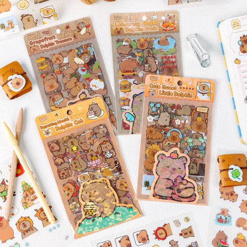 Capybara Stationery Stickers DIY Decoration 24 Inner