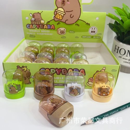 Capybara Double Hole Pencil Sharpener 20 Inner