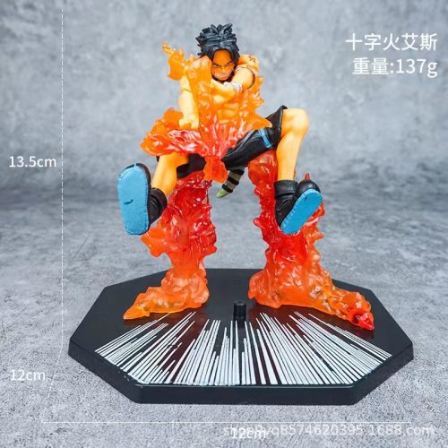 One Piece Ace Anime Figure Random Design Open Window