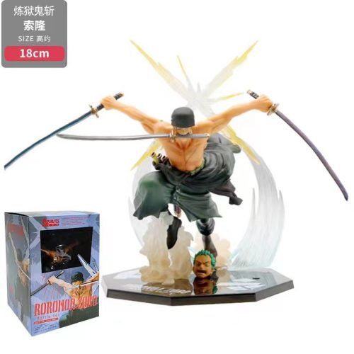 One Piece Zoro Anime Figure Random Design Open Window