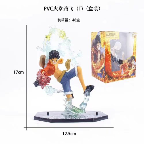 One Piece Luffy Anime Figure Open Window