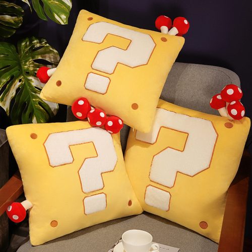 40x40cm Question Mark Mushroom Cushion