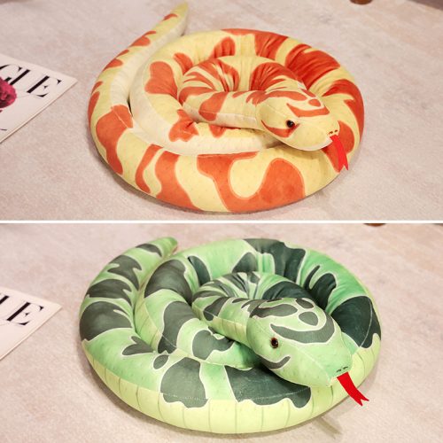 190cm Snake Plush Large Spotted Python Toy