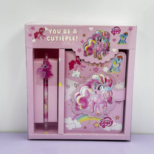 My Little Pony PU Magnetic Closure Planner Notebook Diary Journal Set