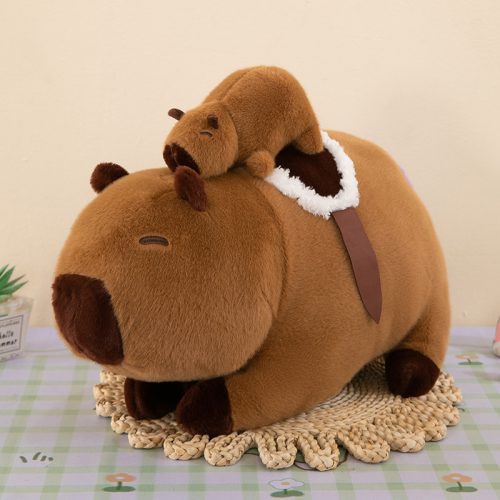 40cm Capybara with Baby Plush Toy