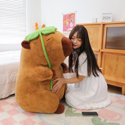 50cm Capybara with Lotus Leaf Plush Toy