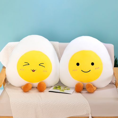 50cm Cute Fried Egg Plush Toy