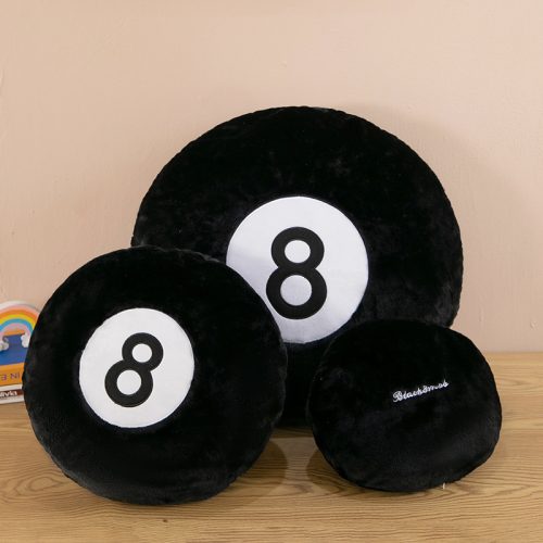 43cm Black 8 Ball Plush Toy