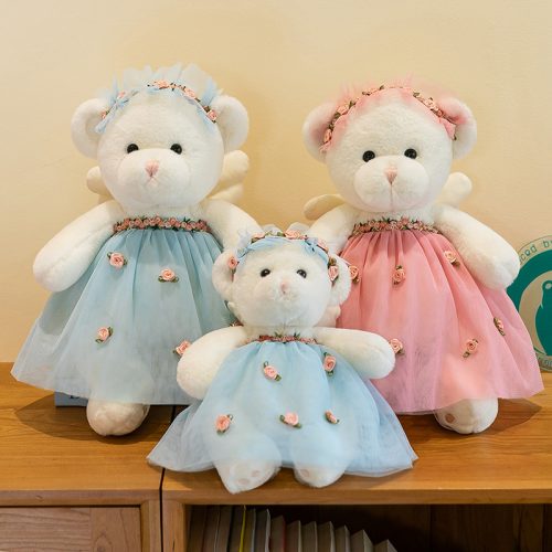 35cm Fairy Flower Bear Plush Toy