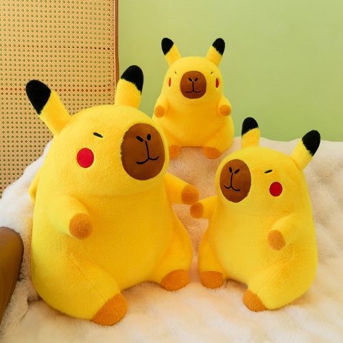 40cm Capybara Pikachu Costume Plush Toy