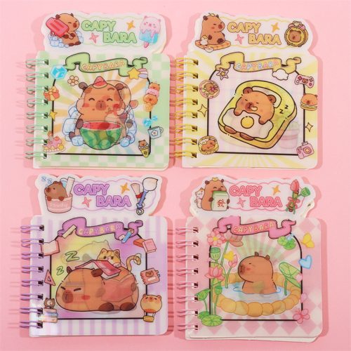 Capybara 3D Transforming Spiral Notebook