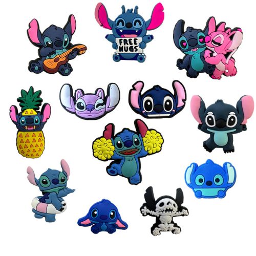 Stitch PVC Shoes Charms Decor For Croc And Jibbitz 50 Inner