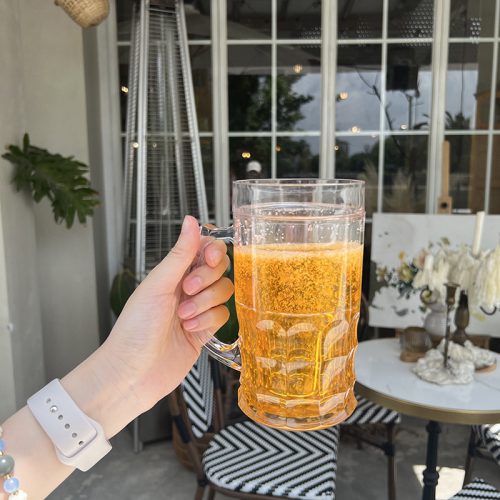 390ml Plastic Double-Layer Cooling Gel Beer Cup