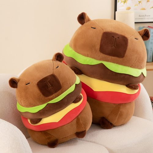 26cm Capybara Burger Plush Toy