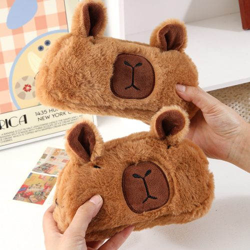 Capybara Stationery Plush Pencil Case