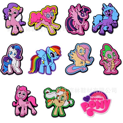 My Little Pony PVC Shoes Charms Decor For Croc And Jibbitz 50 Inner