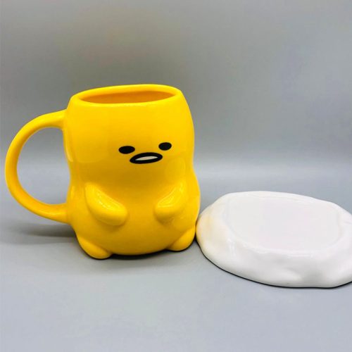 500ml 3D Gudetama Ceramic Mug