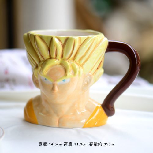 500ml 3D Dragon Ball Ceramic Mug