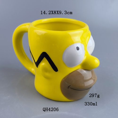 500ml 3D Simpson Ceramic Mug