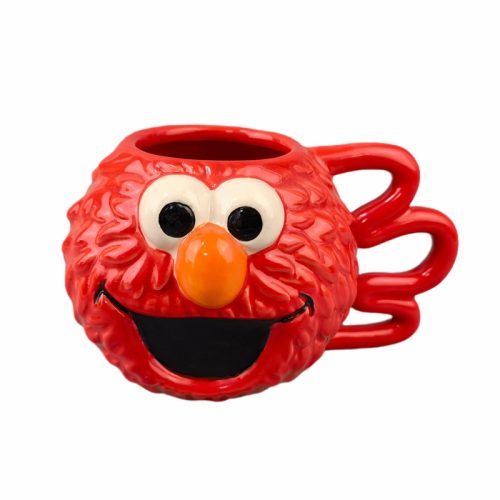 500ml 3D Sesame Street Red Ceramic Mug