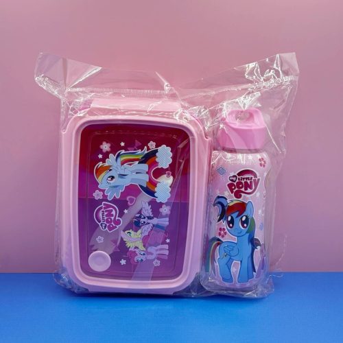 My Little Pony Three-Compartment Lunch Box + Water Bottle