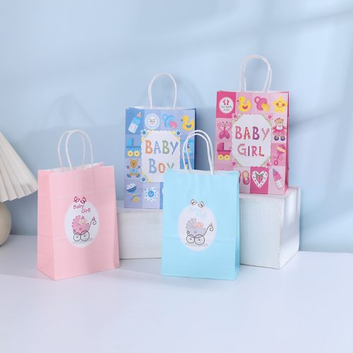 21x15x8cm Baby Shower Paper Gift Bags Mixed Design 10 Inner