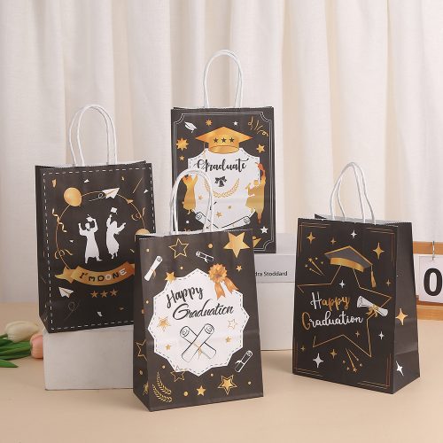 21x15x8cm Graduation Paper Gift Bags Mixed Design 10 Inner